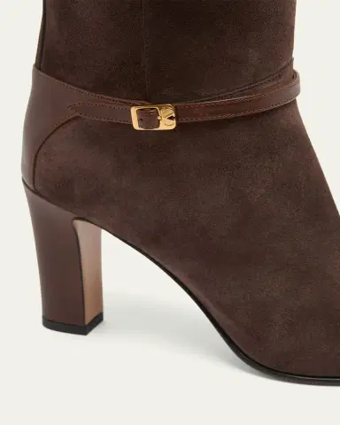 Valentino Garavani 85mm Pattie Suede Knee-High Boots | Thumbnail 3 Valentino Garavani 85mm Pattie Suede Knee-High Boots | Thumbnail 3