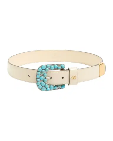 Valentino Garavani VLogo Signature Brushed Calfskin Belt, 30mm | Thumbnail 1 Valentino Garavani VLogo Signature Brushed Calfskin Belt, 30mm | Thumbnail 1