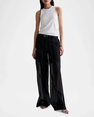 AG Jeans Embellished High-Neck Tank Top | Thumbnail 2 AG Jeans Embellished High-Neck Tank Top | Thumbnail 2