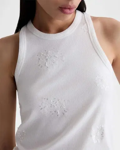 AG Jeans Embellished High-Neck Tank Top | Thumbnail 5 AG Jeans Embellished High-Neck Tank Top | Thumbnail 5