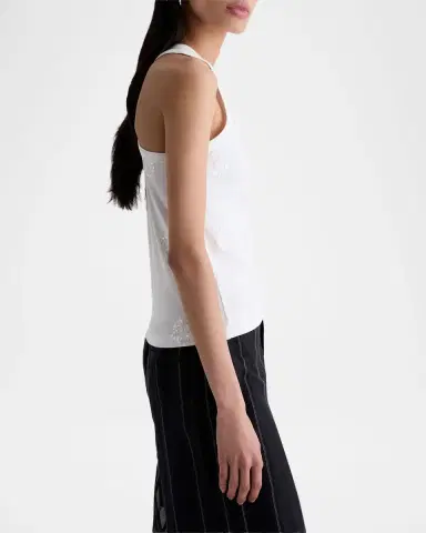 AG Jeans Embellished High-Neck Tank Top | Thumbnail 6 AG Jeans Embellished High-Neck Tank Top | Thumbnail 6