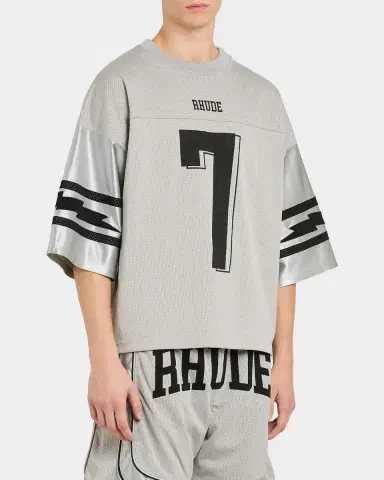 Rhude Men's Lightning Mesh Jersey T-Shirt | Thumbnail 5 Rhude Men's Lightning Mesh Jersey T-Shirt | Thumbnail 5