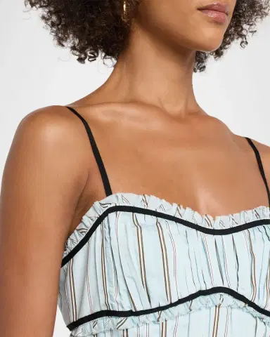 Cinq à Sept Celia Striped Maxi Dress | Thumbnail 5 Cinq à Sept Celia Striped Maxi Dress | Thumbnail 5