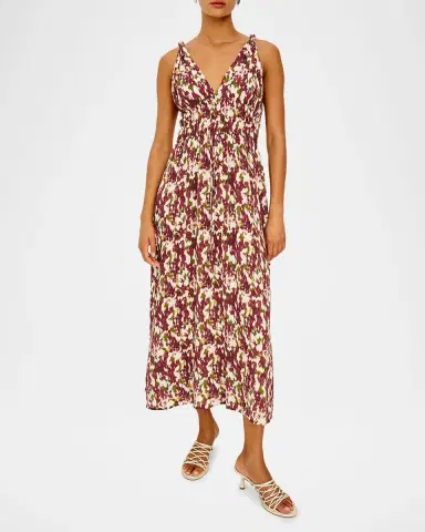 RAILS Marciana Floral Chiffon Midi Dress | Thumbnail 2 RAILS Marciana Floral Chiffon Midi Dress | Thumbnail 2