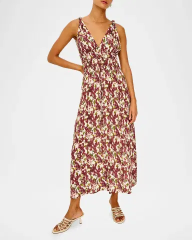 RAILS Marciana Floral Chiffon Midi Dress | Thumbnail 4 RAILS Marciana Floral Chiffon Midi Dress | Thumbnail 4