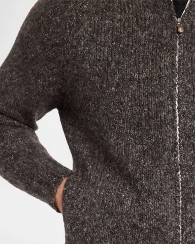 Brunello Cucinelli Men's Cashmere and Silk Melange Full-Zip Cardigan | Thumbnail 5 Brunello Cucinelli Men's Cashmere and Silk Melange Full-Zip Cardigan | Thumbnail 5