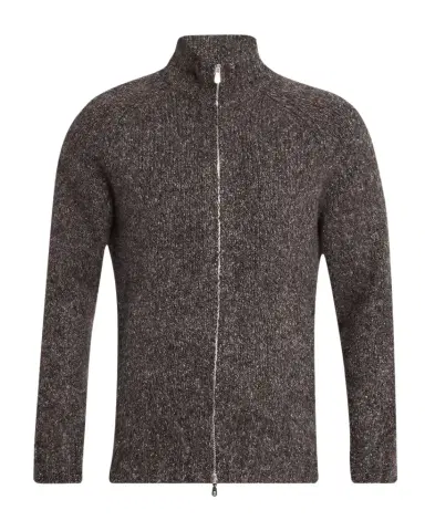Brunello Cucinelli Men's Cashmere and Silk Melange Full-Zip Cardigan | Thumbnail 1 Brunello Cucinelli Men's Cashmere and Silk Melange Full-Zip Cardigan | Thumbnail 1