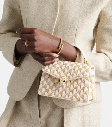 BVLGARI Serpenti Forever Mini raffia top-handle bag | Thumbnail 2 BVLGARI Serpenti Forever Mini raffia top-handle bag | Thumbnail 2