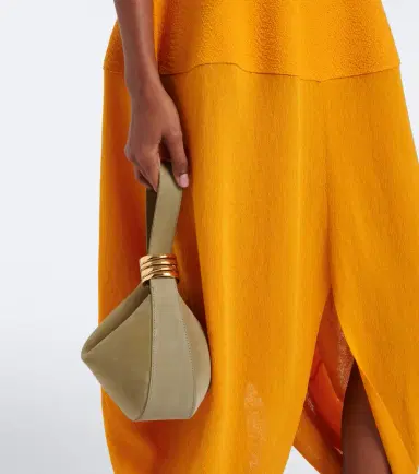 AMANU Zambia Ring Small suede top-handle bag | Thumbnail 5 AMANU Zambia Ring Small suede top-handle bag | Thumbnail 5