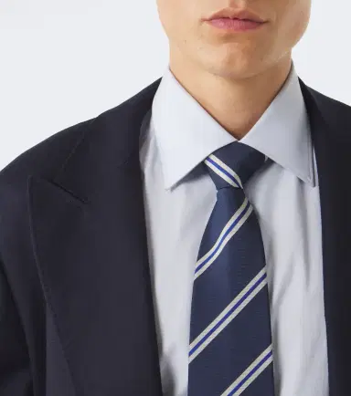 dunhill Striped silk tie | Thumbnail 3 dunhill Striped silk tie | Thumbnail 3
