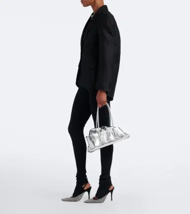 Amina Muaddi Felicia embellished mesh slingback pumps | Thumbnail 5 Amina Muaddi Felicia embellished mesh slingback pumps | Thumbnail 5