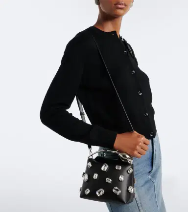 Erdem Bloom Mini leather top-handle bag | Thumbnail 4 Erdem Bloom Mini leather top-handle bag | Thumbnail 4