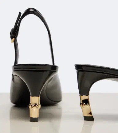 Gucci Eva leather slingback pumps | Thumbnail 2 Gucci Eva leather slingback pumps | Thumbnail 2