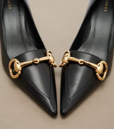 Gucci Boulevard Horsebit leather pumps | Thumbnail 3 Gucci Boulevard Horsebit leather pumps | Thumbnail 3
