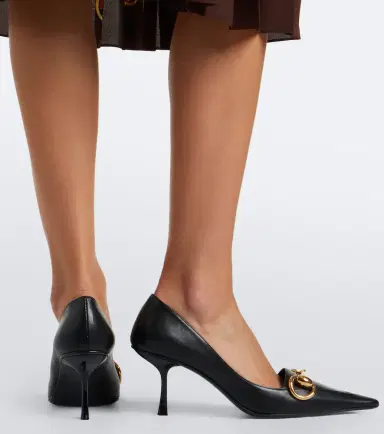 Gucci Boulevard Horsebit leather pumps | Thumbnail 5 Gucci Boulevard Horsebit leather pumps | Thumbnail 5