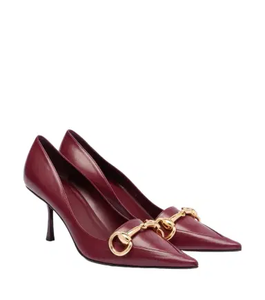 Gucci Helena Horsebit leather pumps | Thumbnail 1 Gucci Helena Horsebit leather pumps | Thumbnail 1