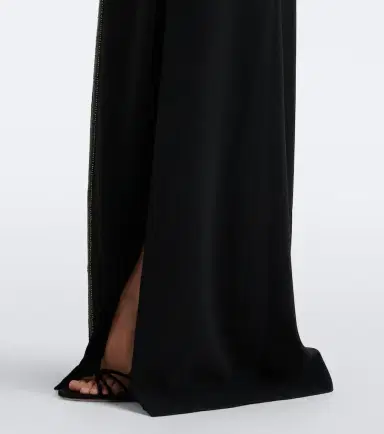 Costarellos Terrin embellished crêpe gown | Thumbnail 3 Costarellos Terrin embellished crêpe gown | Thumbnail 3