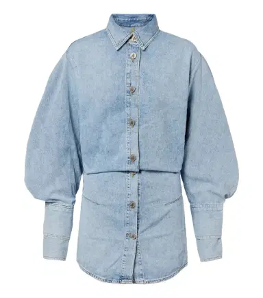 The Attico Denim minidress | Thumbnail 1 The Attico Denim minidress | Thumbnail 1