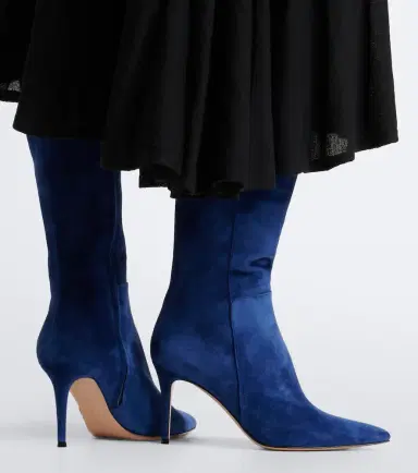 Gianvito Rossi Suede knee-high boots | Thumbnail 5 Gianvito Rossi Suede knee-high boots | Thumbnail 5
