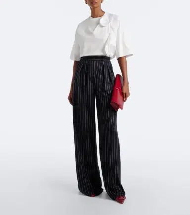 Max Mara Floral-appliqué cotton jersey T-shirt | Thumbnail 6 Max Mara Floral-appliqué cotton jersey T-shirt | Thumbnail 6