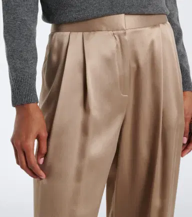 Tom Ford Pleated silk wide-leg pants | Thumbnail 2 Tom Ford Pleated silk wide-leg pants | Thumbnail 2