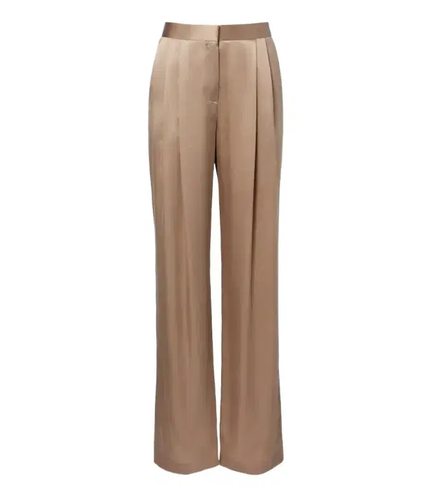 Pleated silk wide-leg pants Pleated silk wide-leg pants