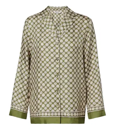 'S Max Mara Printed silk twill shirt | Thumbnail 1 'S Max Mara Printed silk twill shirt | Thumbnail 1