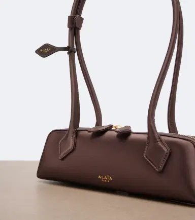 Alaia Alaïa Le Teckel Small satin shoulder bag | Thumbnail 2 Alaia Alaïa Le Teckel Small satin shoulder bag | Thumbnail 2