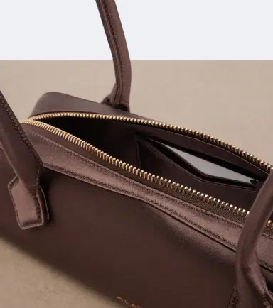 Alaia Alaïa Le Teckel Small satin shoulder bag | Thumbnail 3 Alaia Alaïa Le Teckel Small satin shoulder bag | Thumbnail 3