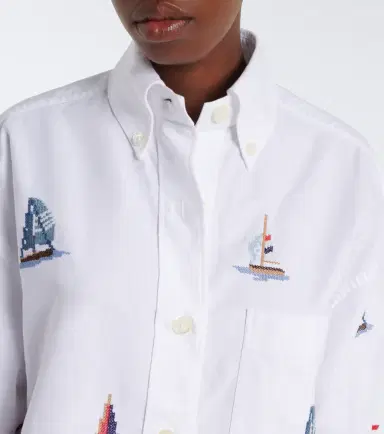 Thom Browne Printed cotton shirt | Thumbnail 3 Thom Browne Printed cotton shirt | Thumbnail 3
