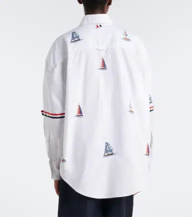 Thom Browne Printed cotton shirt | Thumbnail 6 Thom Browne Printed cotton shirt | Thumbnail 6
