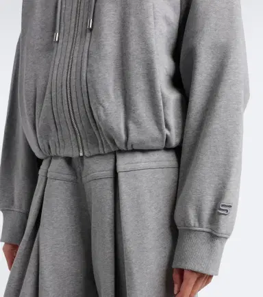 Sportmax Cotton-blend jersey hoodie | Thumbnail 7 Sportmax Cotton-blend jersey hoodie | Thumbnail 7