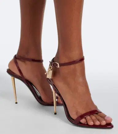 Tom Ford Padlock patent leather sandals | Thumbnail 6 Tom Ford Padlock patent leather sandals | Thumbnail 6