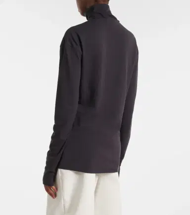 Lemaire Cotton jersey turtleneck top | Thumbnail 3 Lemaire Cotton jersey turtleneck top | Thumbnail 3