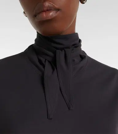 Lemaire Cotton jersey turtleneck top | Thumbnail 4 Lemaire Cotton jersey turtleneck top | Thumbnail 4