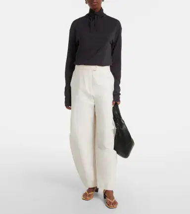 Lemaire Cotton jersey turtleneck top | Thumbnail 6 Lemaire Cotton jersey turtleneck top | Thumbnail 6