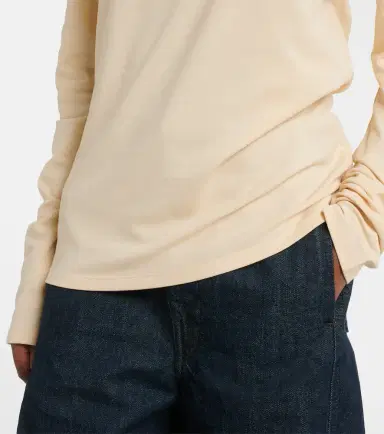 Lemaire Cotton jersey turtleneck top | Thumbnail 2 Lemaire Cotton jersey turtleneck top | Thumbnail 2