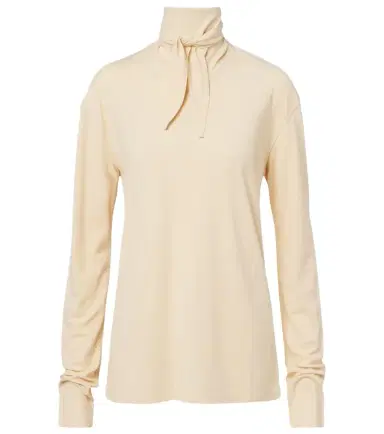 Lemaire Cotton jersey turtleneck top | Thumbnail 1 Lemaire Cotton jersey turtleneck top | Thumbnail 1