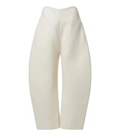 Alaia Alaïa Wool crêpe barrel-leg pants | Thumbnail 1 Alaia Alaïa Wool crêpe barrel-leg pants | Thumbnail 1