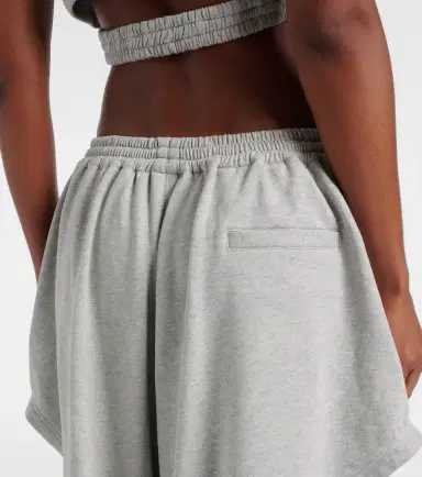 Alaïa Alaïa Cotton-blend fleece crop top | Thumbnail 2 Alaïa Alaïa Cotton-blend fleece crop top | Thumbnail 2