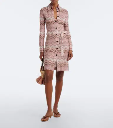 Missoni Zigzag shirt dress | Thumbnail 2 Missoni Zigzag shirt dress | Thumbnail 2