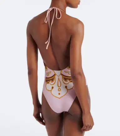 La DoubleJ Printed halterneck swimsuit | Thumbnail 2 La DoubleJ Printed halterneck swimsuit | Thumbnail 2