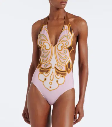 La DoubleJ Printed halterneck swimsuit | Thumbnail 3 La DoubleJ Printed halterneck swimsuit | Thumbnail 3