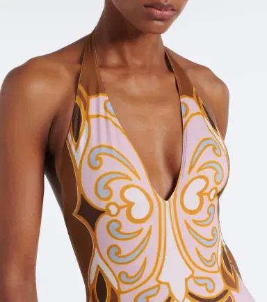 La DoubleJ Printed halterneck swimsuit | Thumbnail 4 La DoubleJ Printed halterneck swimsuit | Thumbnail 4