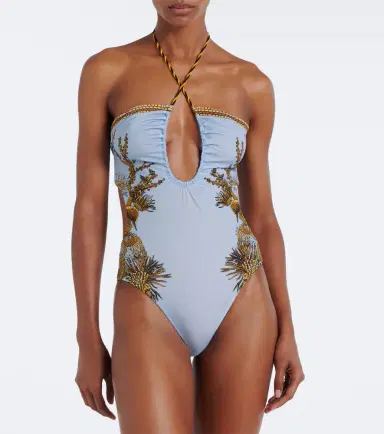 La DoubleJ Printed halterneck swimsuit | Thumbnail 4 La DoubleJ Printed halterneck swimsuit | Thumbnail 4