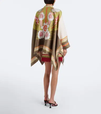 La DoubleJ Printed fringe-trimmed silk miniskirt | Thumbnail 2 La DoubleJ Printed fringe-trimmed silk miniskirt | Thumbnail 2