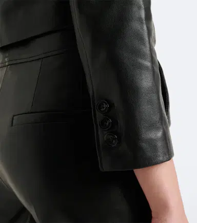 Dorothee Schumacher Cropped leather jacket | Thumbnail 7 Dorothee Schumacher Cropped leather jacket | Thumbnail 7