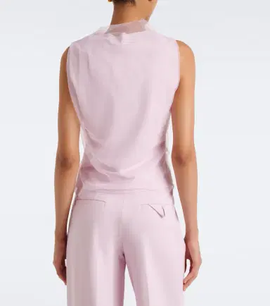 Dorothee Schumacher Layered draped jersey and tulle top | Thumbnail 3 Dorothee Schumacher Layered draped jersey and tulle top | Thumbnail 3