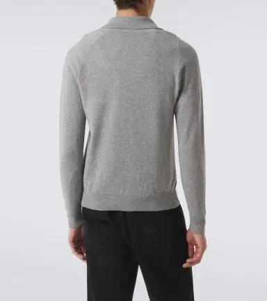 Lardini Virgin wool and cashmere polo sweater | Thumbnail 4 Lardini Virgin wool and cashmere polo sweater | Thumbnail 4