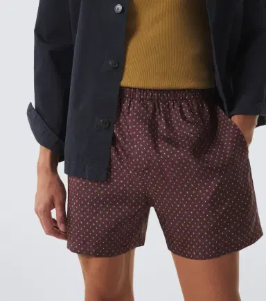 Saint Laurent Printed silk shorts | Thumbnail 2 Saint Laurent Printed silk shorts | Thumbnail 2